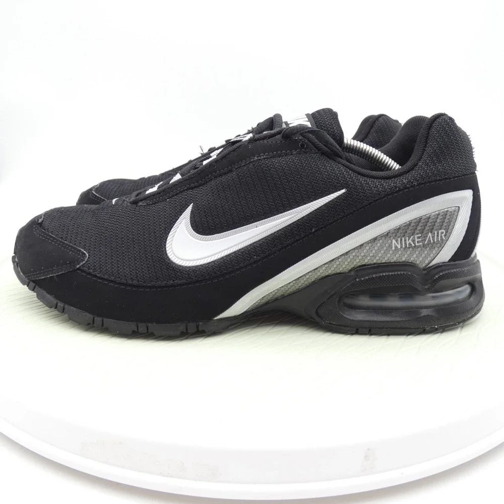 Nike Air Max Torch 3 319116-011 Men 13 Athletic Running Shoe Black White Sneaker